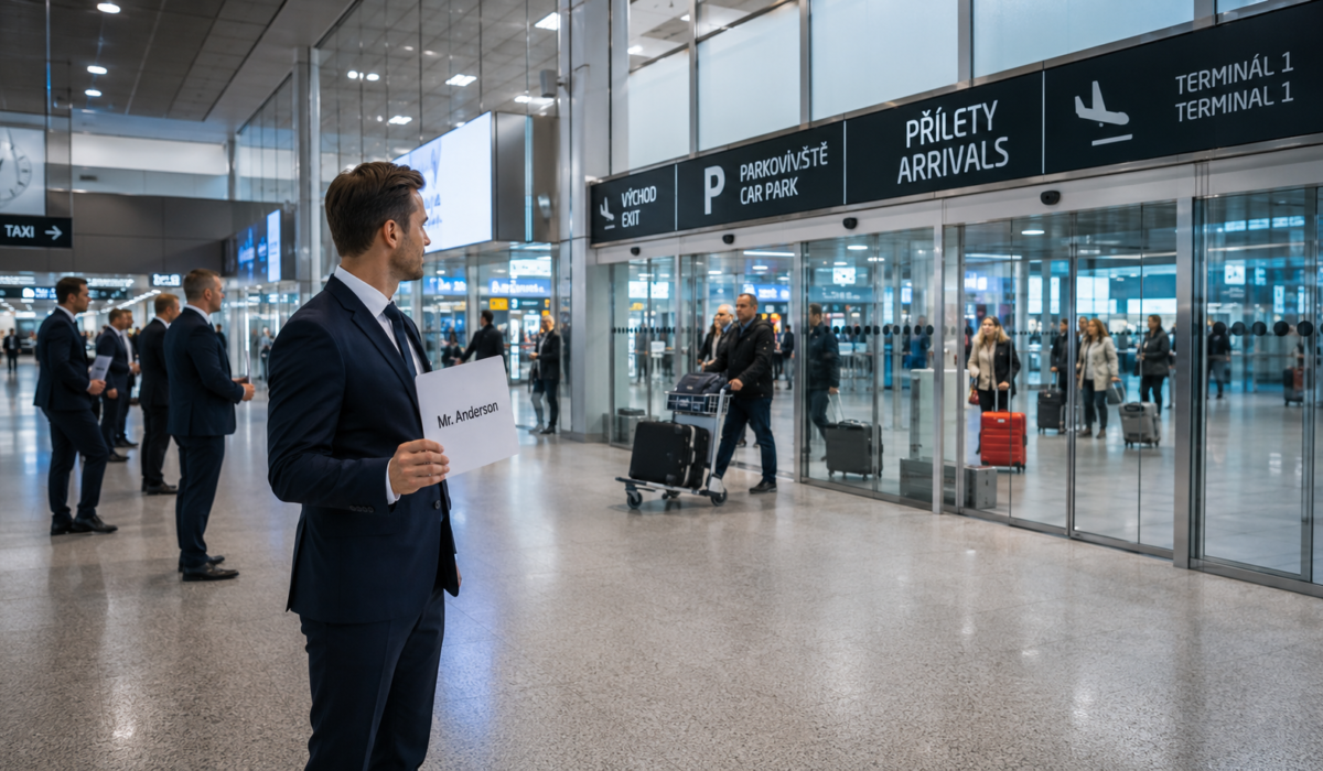 Prague Airport Chauffeur, Václav Havel Airport Prague arrivals
