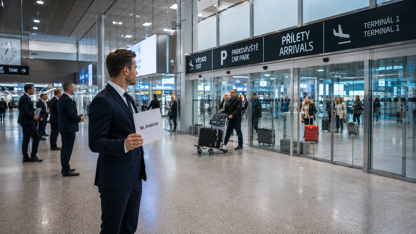 Prague Airport Chauffeur, Václav Havel Airport Prague arrivals