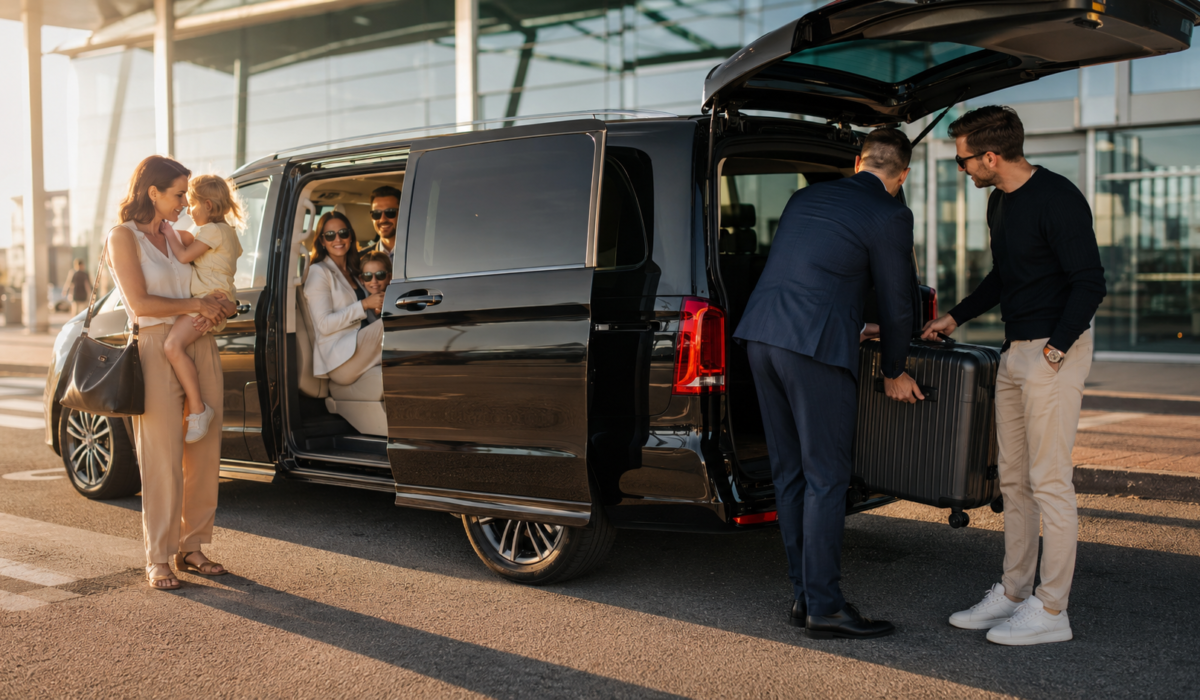 group transfer Prague V-Class