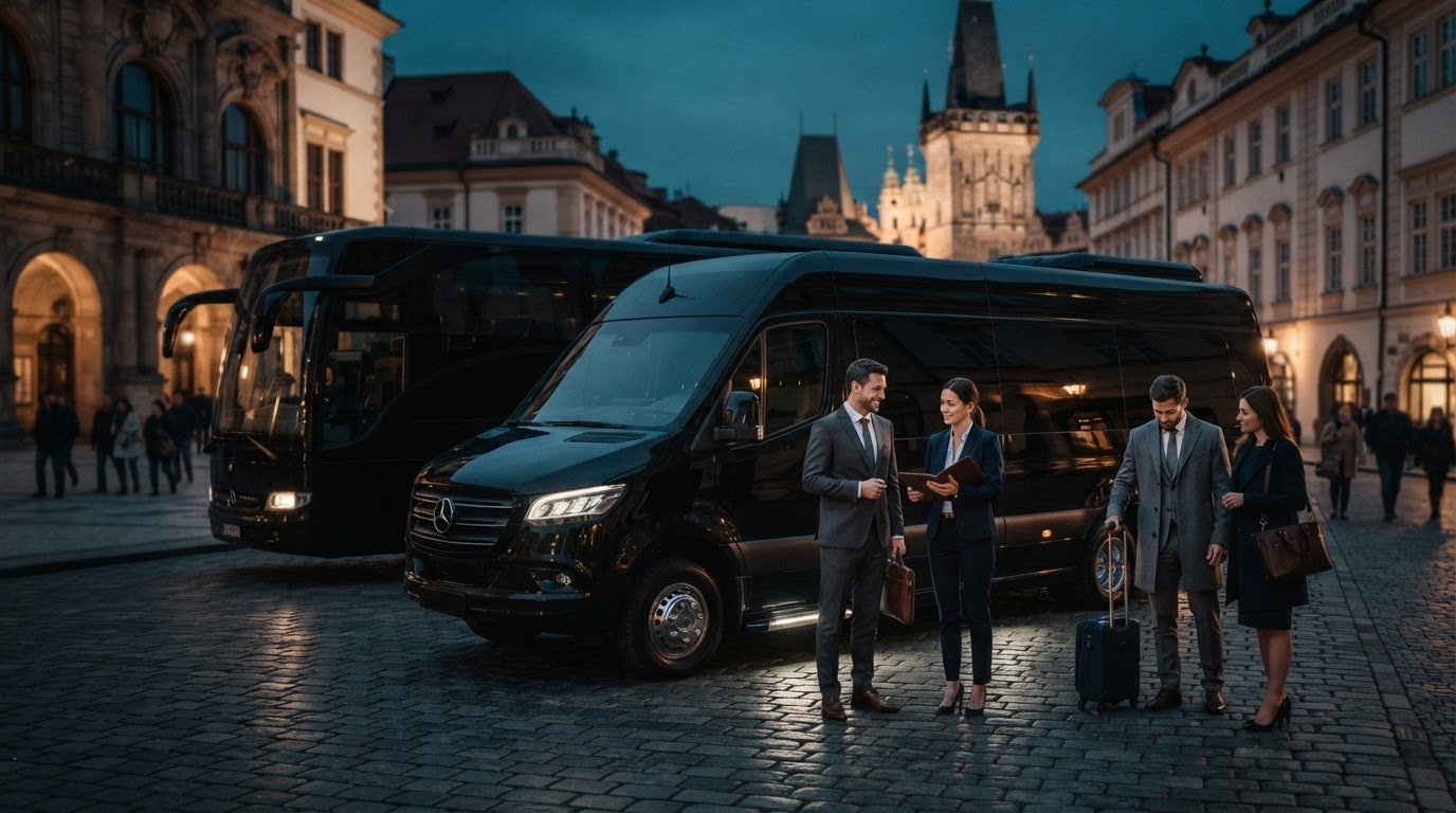 Corporate Event Bus Hire in Prague: Coach or Minibus